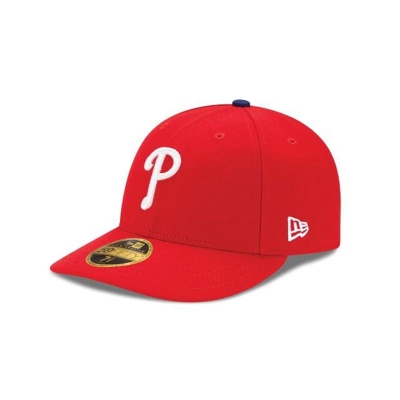 Philadelphia Phillies Gorra | New Era MLB Authentic Collection Low Profile 59fifty Fitted Cap Mexico - Rojos